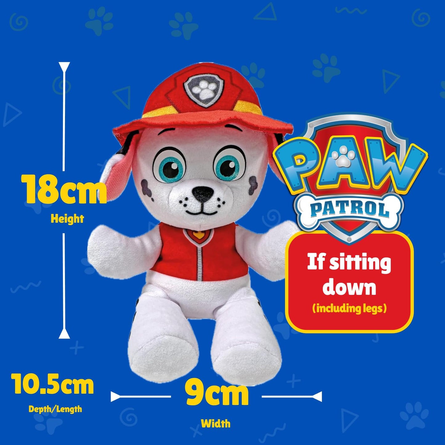 TY Paw Patrol Beanie Babies Set of 4 – Marshall, Skye, Everest, Zuma – Soft Plush Toy for Kids, Collectible, Cuddly Plushies, Soft Play Toy for Boys and Girls