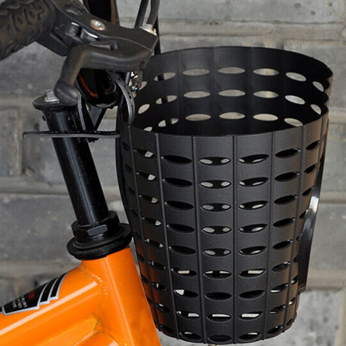 YeloYolker Boys Bike Basket with Bell, Cute Bicycle Front Handlebar Basket for kids, Toddlers, Plastic Scooter Basket(Fire Truck)