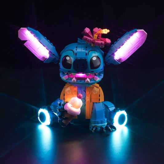 Led Light Set for Lego 43249 Stitch (No Lego), Decoration Lighting Set for Lego Disney Stitch Creative Toys - Standard Version