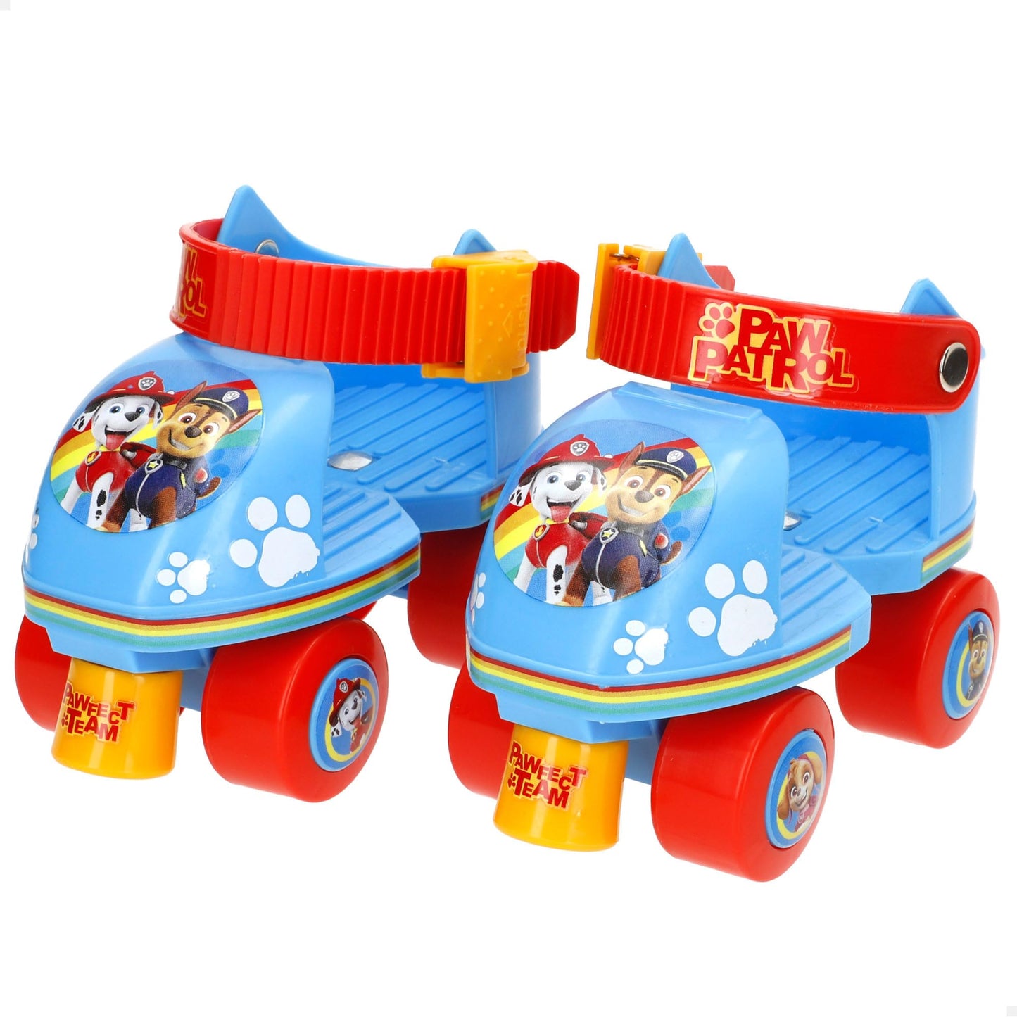 Toddler Paw Patrol My First Skates by mV featuring colorful design and adjustable straps for young children learning to skate