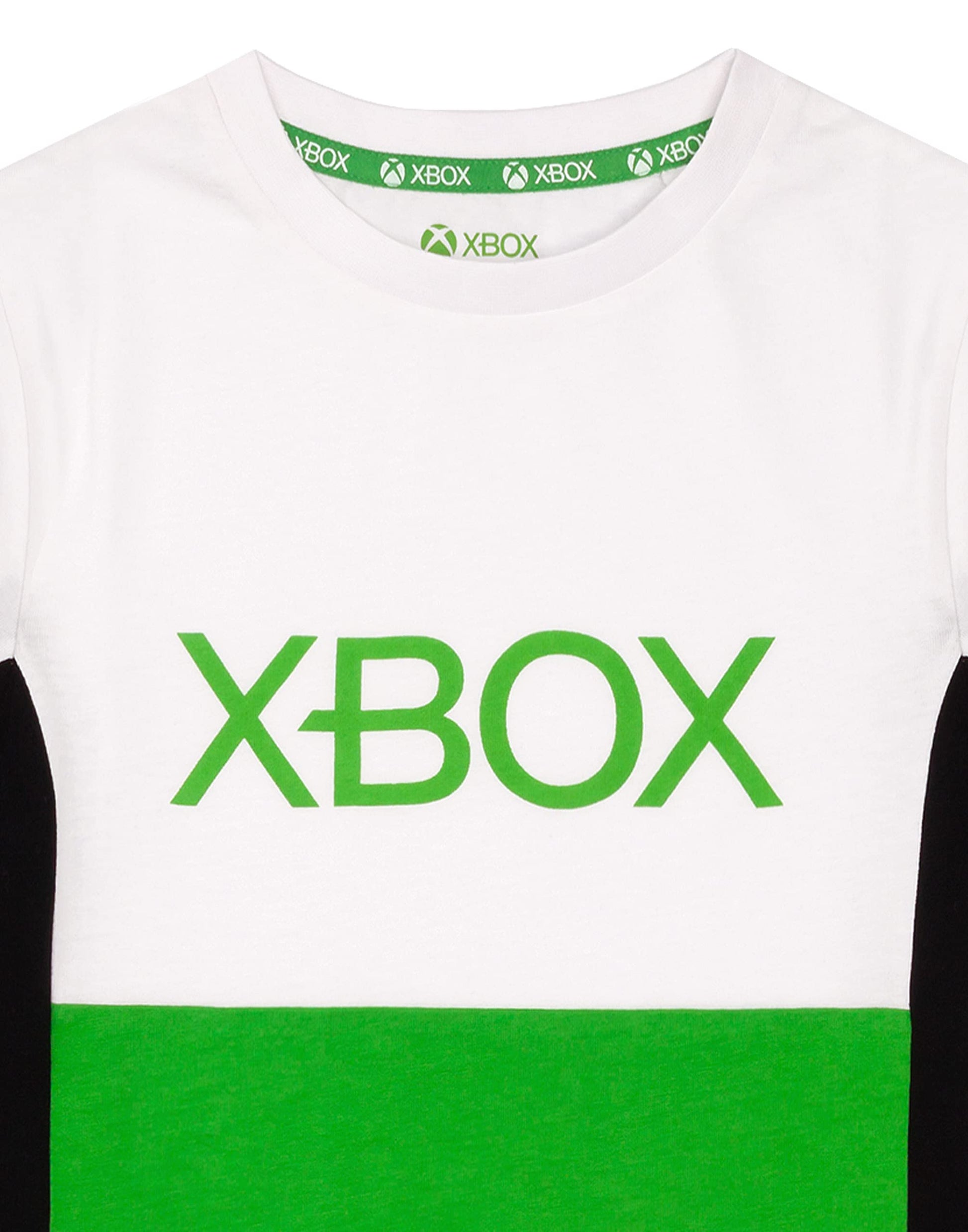 Xbox kids' T-shirt featuring a green game logo, ideal for boys and girls aged 11-12, with a fun children’s gaming design.