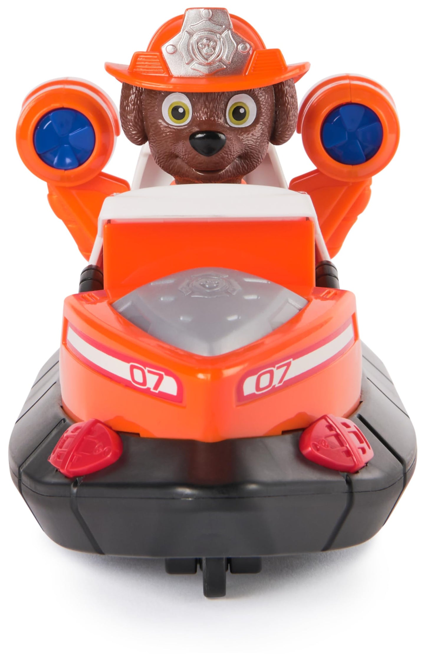 Paw Patrol Fire Rescue: Zuma Rescue Fire Boat with Action Figure, Launching Lifesaver, Raccoon and Toy Boat, Kids Toys for Boys and Girls Ages 3 and Up
