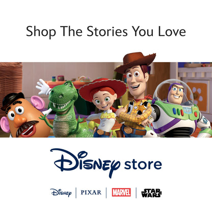 Disney Store Official Buzz Lightyear Interactive Talking Action Figure, Pixar's Toy Story, 36cm/14”, Space Ranger Toy Featuring 15+ English Phrases, Interacts with Other Characters, Ages 3+