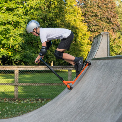 Osprey Stunt Scooter | for Boys Girls Kids and Adults, Kick T-Bar Street Pro 360 Spin Scooter with ABEC 5 Bearings and Ergonomic Handlebars, Multiple Colours, Orange