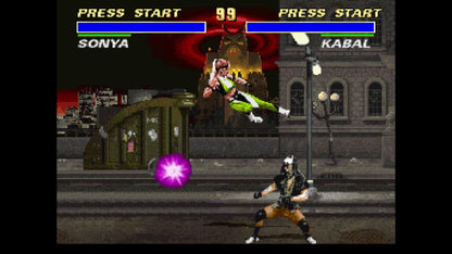 Atari Mortal Kombat: Legacy Kollection Switch game case with artwork showing characters from the classic fighting game series.