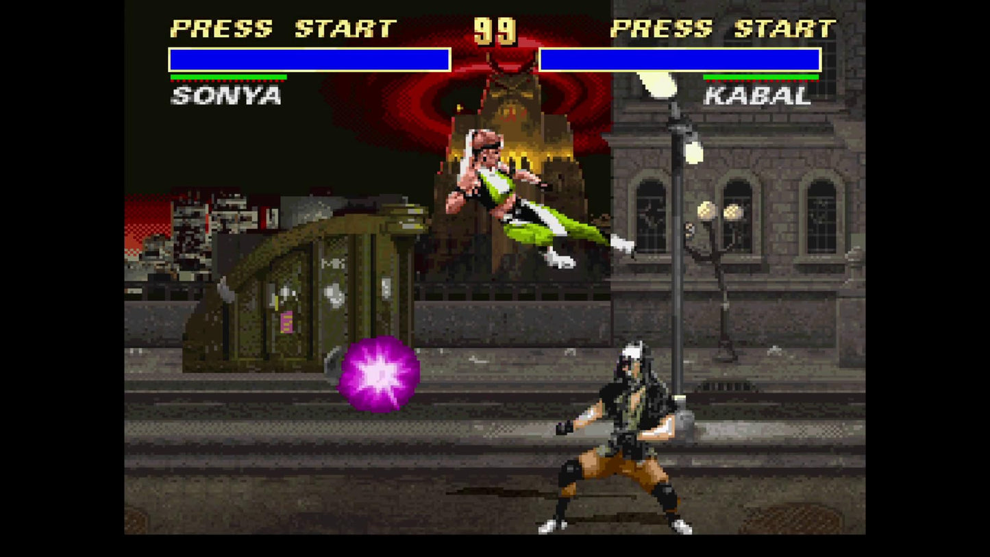 Image of Mortal Kombat: Legacy Kollection for Switch showing game case and cover art with characters in dynamic poses.