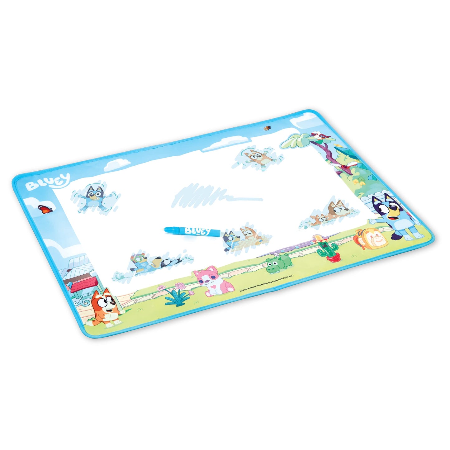 BLUEY AQUAMAGIC ART MAT, PRESCHOOL TOYS, MESS FREE CREATIVE PLAY, GIFT FOR 2 - 5 YEAR OLD