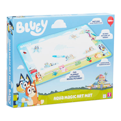 BLUEY AQUAMAGIC ART MAT, PRESCHOOL TOYS, MESS FREE CREATIVE PLAY, GIFT FOR 2 - 5 YEAR OLD