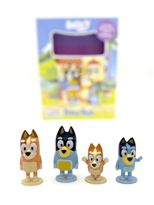 Bluey Tattle Tales - Activity Books for kids, 12-page storybook, 4 figurines