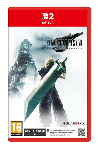 Bandai Namco Final Fantasy VII Remake Intergrade game cover art, featuring characters and vibrant fantasy artwork.