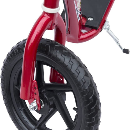 HOMCOM Kids Scooter, Toddler Kick Scooter with Adjustable Handlebar, 12" EVA Tyres, Rear Brake, for Age 5-12 Years, Red