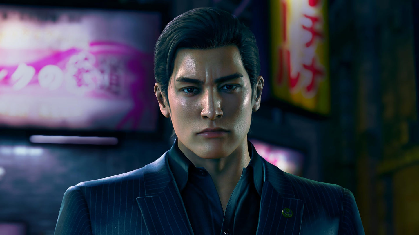 SEGA Yakuza Kiwami 3 and Dark Ties PlayStation 5 game cases with cover art, showcasing vibrant character illustrations.