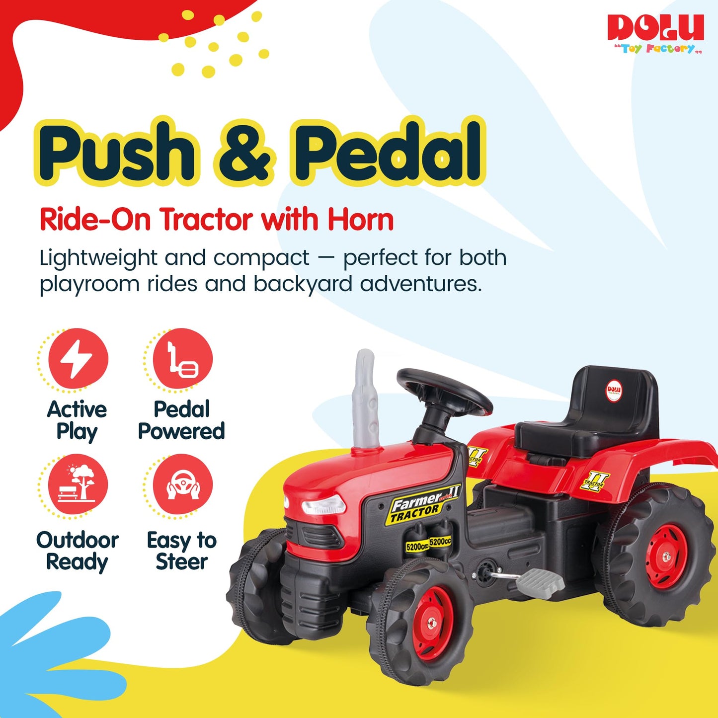 Dolu Child's Pedal Tractor (6268050)
