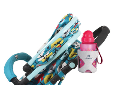 LittleLife Buggy And Pushchair Environmentally-Friendly Wheatgrass Cup Holder for Stroller, Drink and Coffee Cup Holder, Wheatgrass