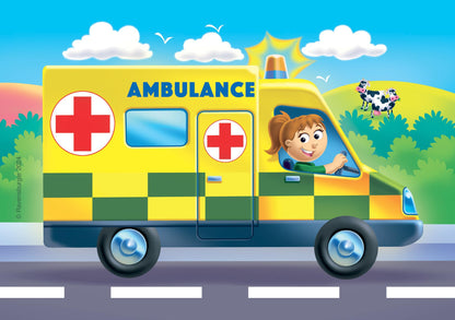 Ravensburger Rescue Vehicles - My First Jigsaw Puzzles for Toddlers Age 18 Months - 2, 3, 4 & 5 Pieces