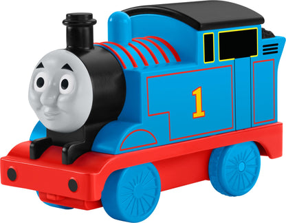 Thomas & Friends Fisher-Price My First Thomas & Friends R/C Thomas, battery-powered remote-controlled train engine with character phrases for toddlers, GPV86