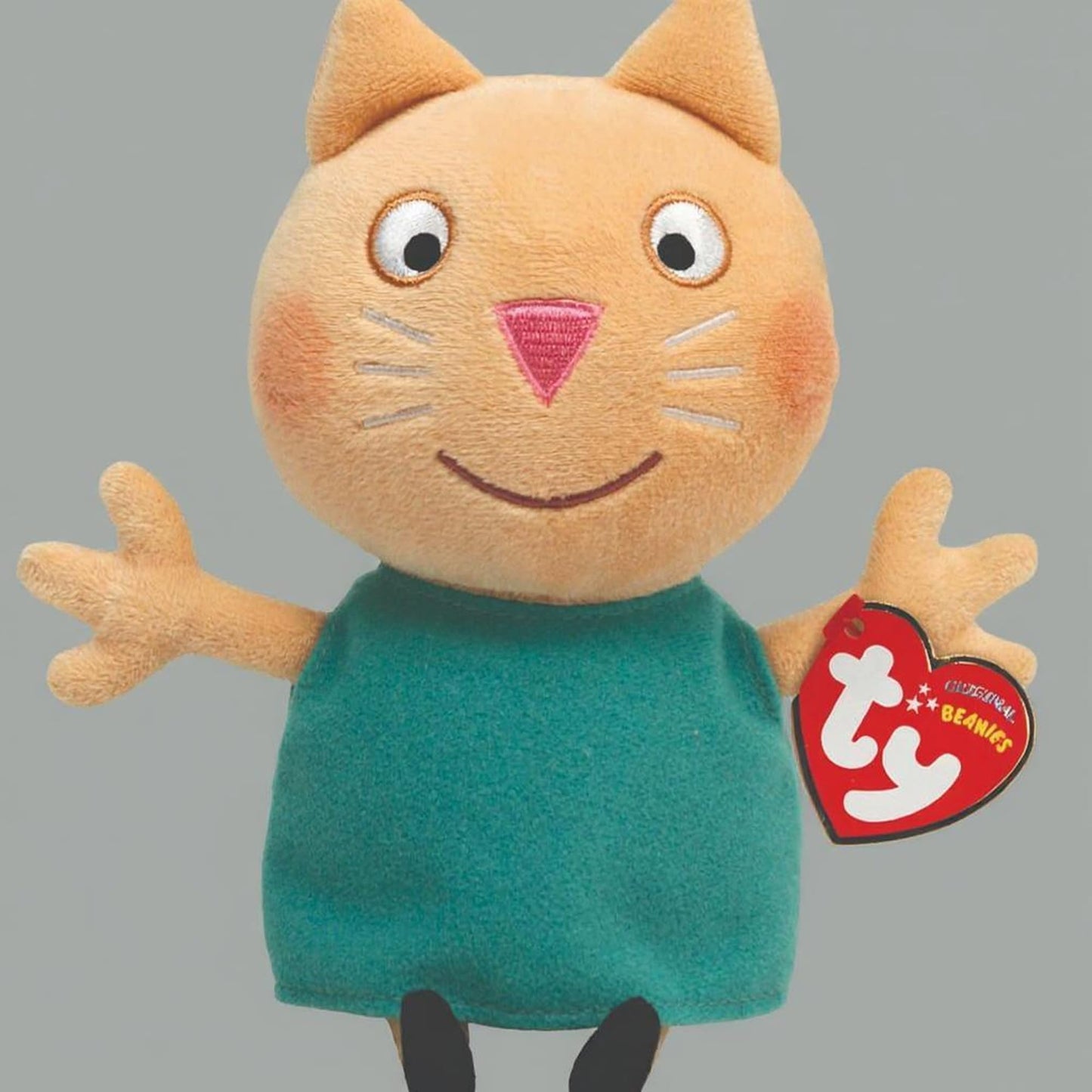 TY Peppa Pig Beanies 6-Piece Set - Peppa, George, Rebecca, Freddy, Candy and Emily - Soft Plush Toy for Kids - Collectible Stuffed Animal Plushies - Cuddly Soft Toys for Children