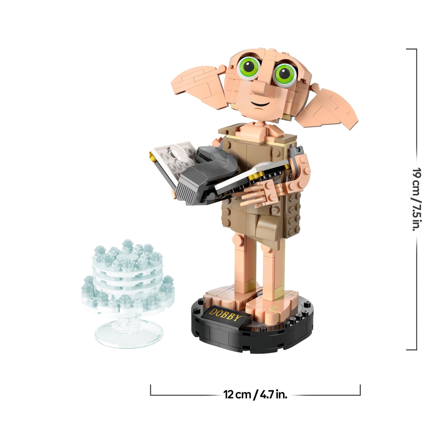 LEGO Harry Potter Dobby the House-Elf building set with movable figure, perfect for kids' bedroom decoration and play.