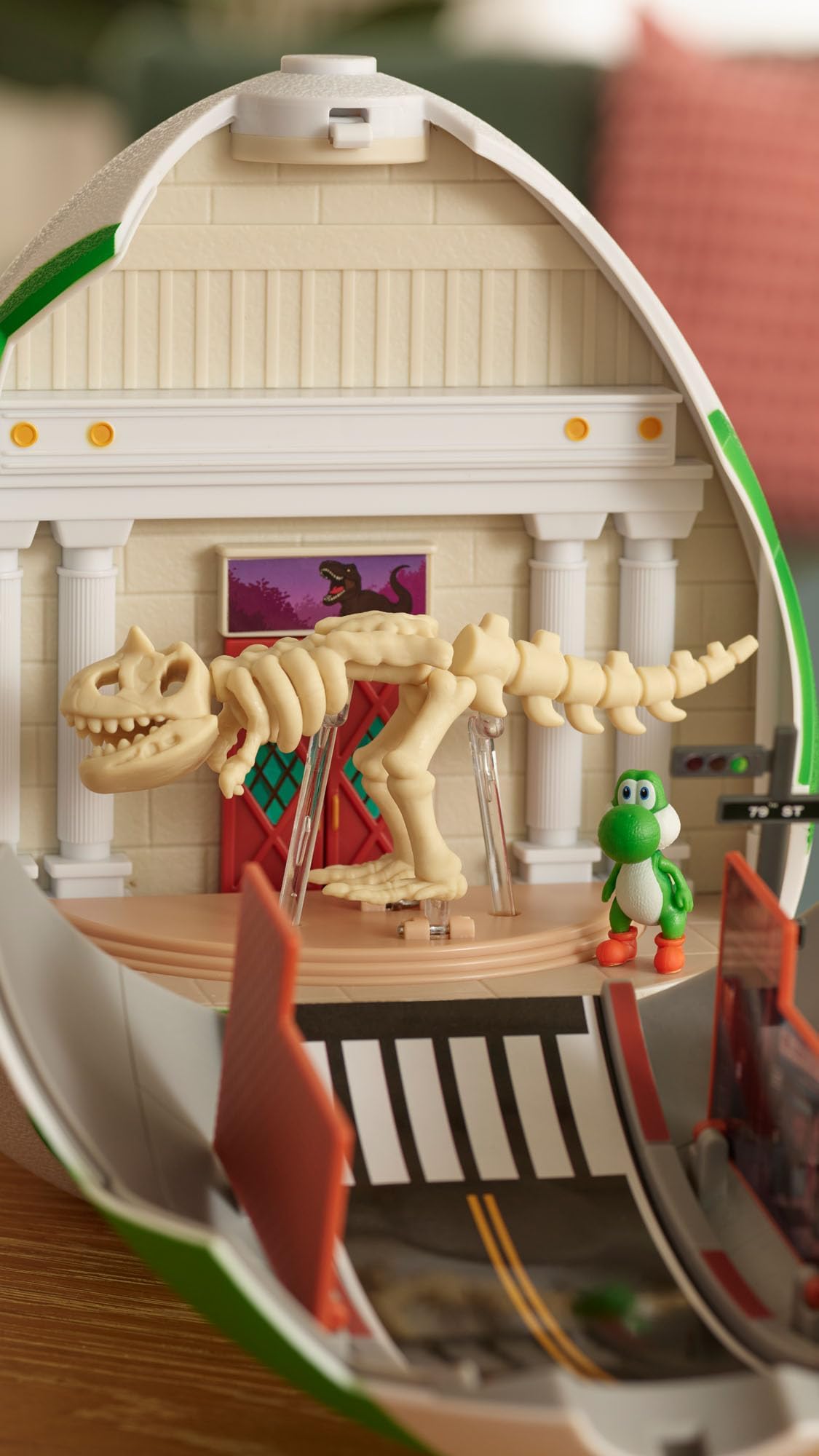 Super Mario Galaxy Movie Yoshi Egg playset with 1.5-inch action figures and mini figures, officially licensed by Jakks Pacific.