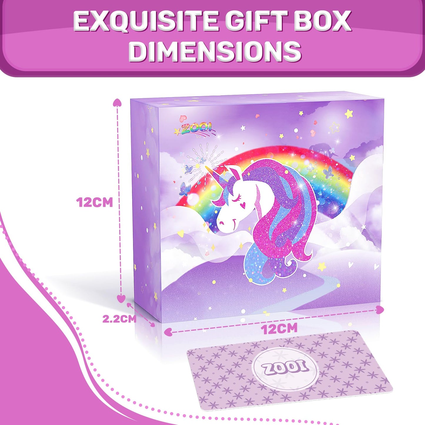 ZOOI Valentines Gifts for Kids, Bracelet Making Kit, Gifts for Teenage Girls Toys, Girls Birthday Presents Unicorn Gifts for 5-13 Year Old Jewellery Making Kit, Arts and Crafts for Kids