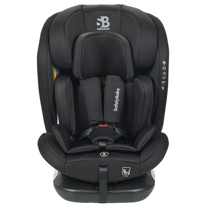 Safety Baby Xenon Isofix 360° Swivel Car Seat I-Size 40-150 cm Suitable from Birth to Approximately 12 Years Group 0-1-2-3 Isofix Fixings and Side Protectors