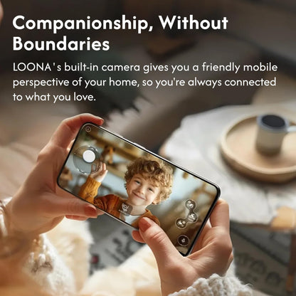 Loona: Robot Pet Dog ChatGPT-4o Smart AI-Powered Companion Voice & Gesture Control, Real-Time Interaction Robotics Toys for Kids, Home Monitoring - Includes Charging Dock