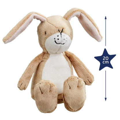 Rainbow Designs Little Nutbrown Hare Rattle Toy – Infant Sensory Toys | Soft Plush Baby Rattle for Newborns