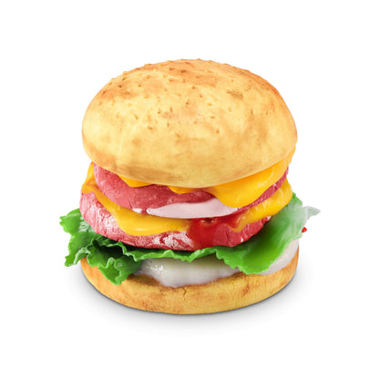 Slime Mart small burger basket toy for making compound slime, kids arts and crafts kit, soft slime burger for children ages 6-10