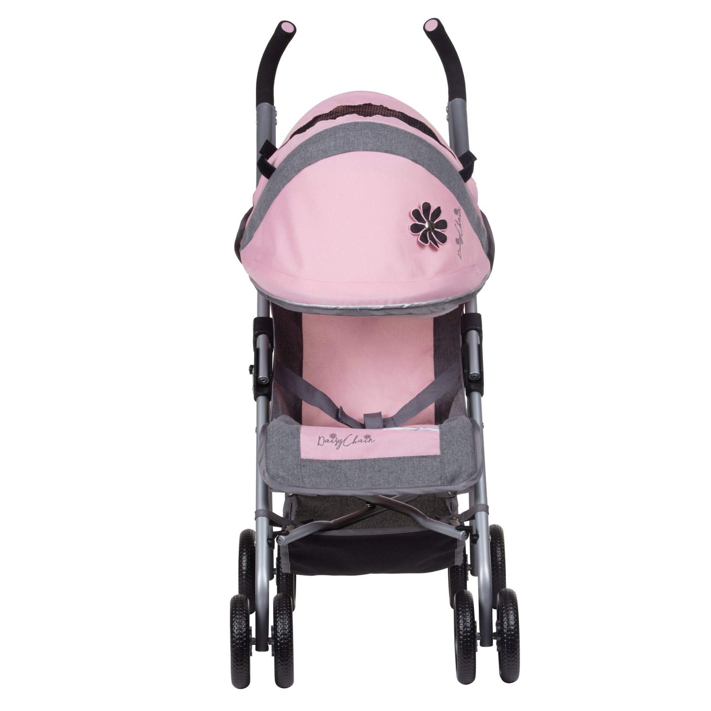 Daisy Chain Zipp Max Dolls Pushchair – Adjustable handles from 76-82cm. For children of 4, 5, 6, 7, 8 or 9 years. (Classic Pink)