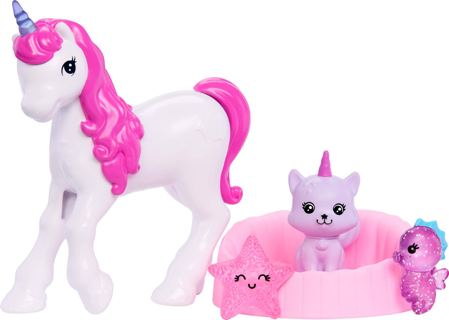 Barbie Advent Calendar with Doll & 24 Surprise Toy Accessories Including Unicorn & Pets, Transform Fashion Doll into Mermaid, Fairy & More, JFL66