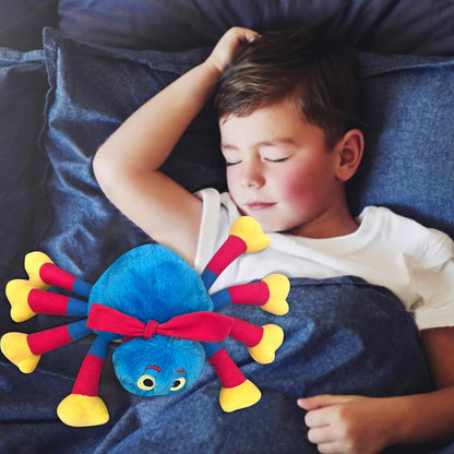 AlloFuu Woolly and Tig Spider Plush Toy Christmas Birthday Plushies Doll, Cute Spider Teddy Soft Stuffed Animal Pillow 15.74 inch Home Party Decorations Gifts for Boys Girls