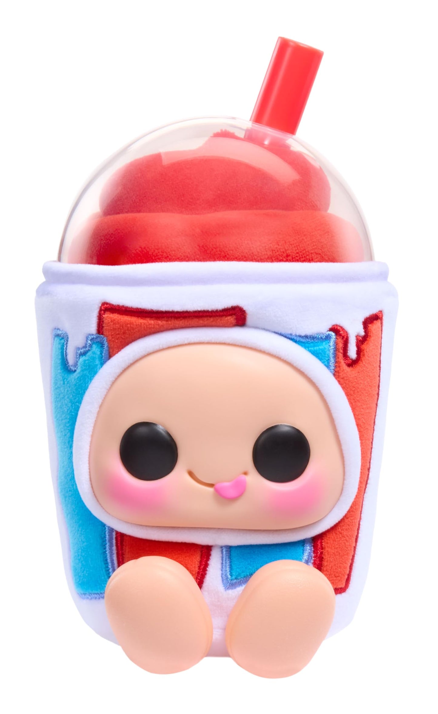 Hyojo ICEE Slushies Series - Soft Collectable Plush Characters, 3 to Collect Including Cherry, Blue Raspberry and White Cherry, For All Ages