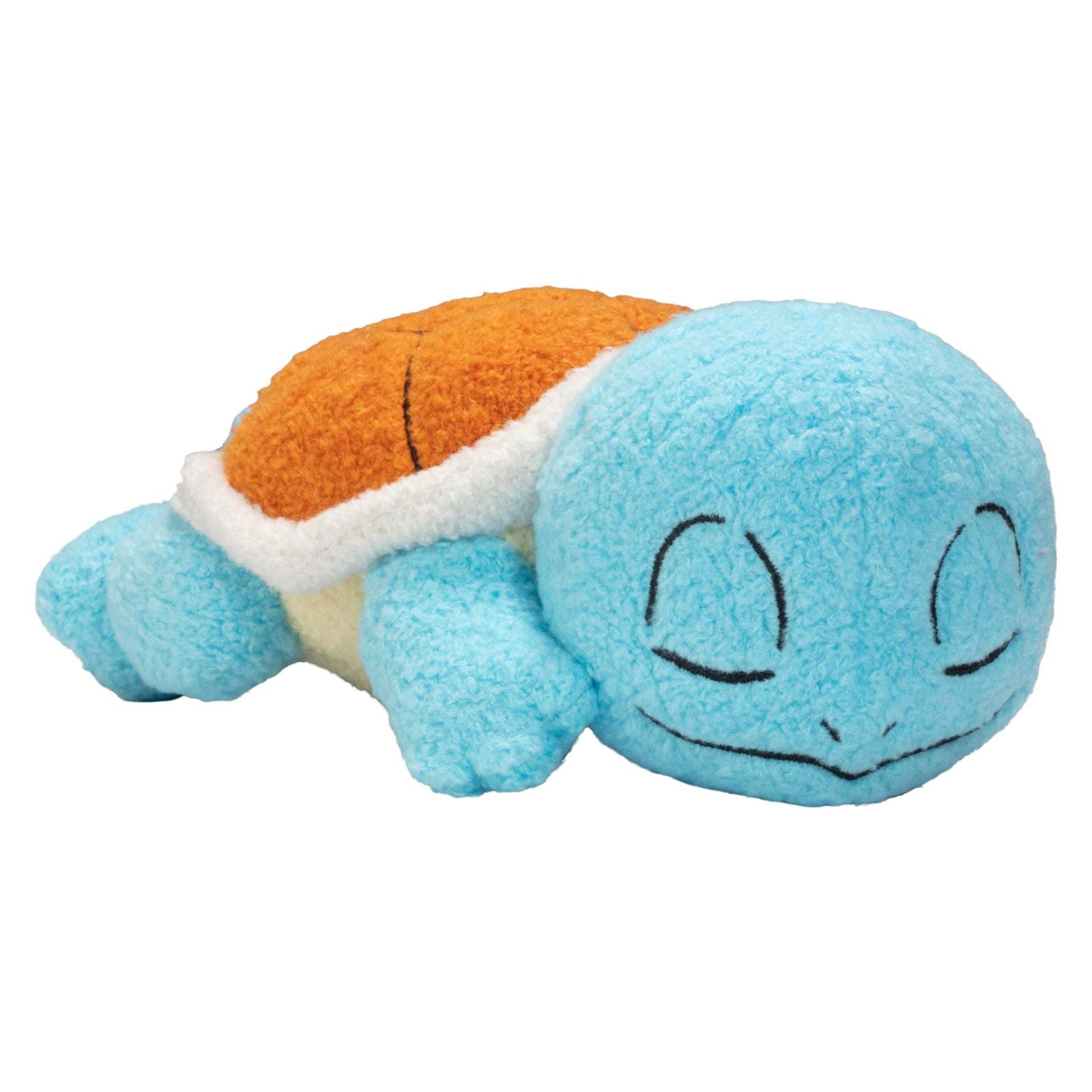5-inch Pokémon sleeping plush featuring Bulbasaur, Charmander, and Squirtle in a soft, cuddly design.