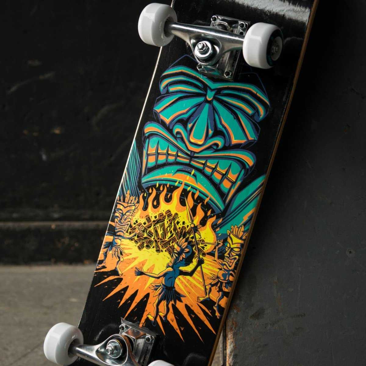 Osprey | Complete Skateboard 31 x 8-inch, Double Kick 9 Ply Chinese Maple Deck for Kids, Teens Adult and Beginners, Savages, Multiple Designs