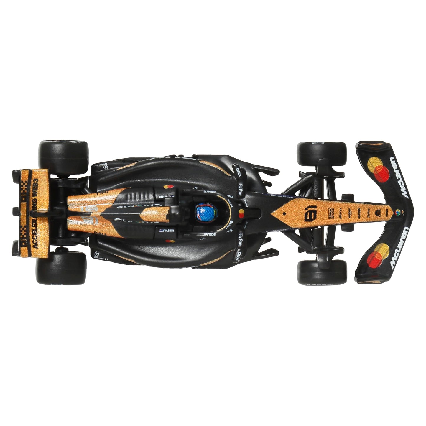 Hot Wheels 1:64 Scale Premium Die-Cast Formula 1 Collectible Toy Race Car with Real Riders Tires & Metal/Metal Body & Chassis (Styles May Vary), JBM11