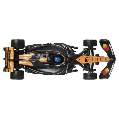 Hot Wheels 1:64 Scale Premium Die-Cast Formula 1 Collectible Toy Race Car with Real Riders Tires & Metal/Metal Body & Chassis (Styles May Vary), JBM11