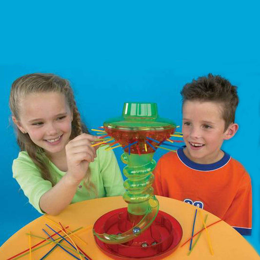 Hasbro Gaming Kerplunk Game for 5+ Year Old Kids | Nerve-Racking Skill Test | Family and Party Game-Night | Includes 30 Marbles, 28 Sticks, and More | 4 Ways to Play | Gift Idea for Classic Games Fans