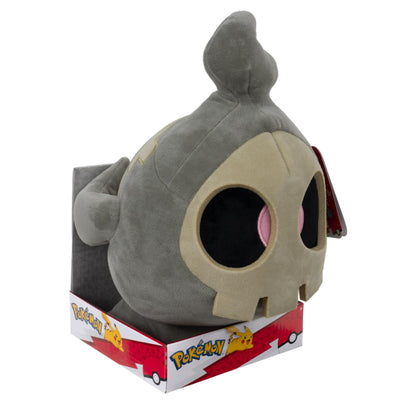 12-inch Duskull plush toy from Pokémon with authentic details, perfect for kids and collectors.