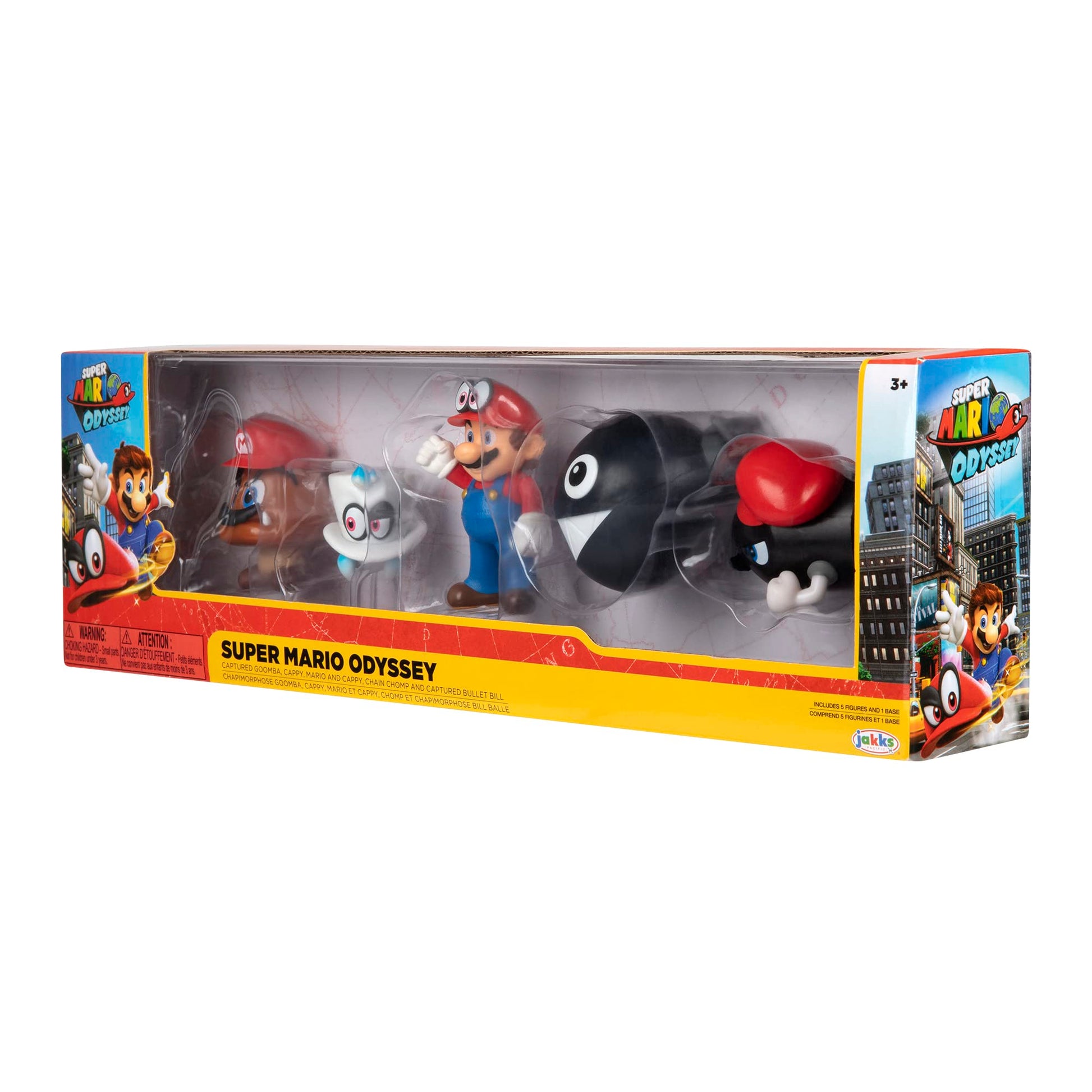 Super Mario Nintendo Odyssey action figures, 2.5-inch poseable collectible toys featuring Mario characters for kids and collectors.