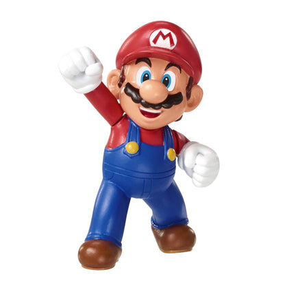World of Nintendo Super Mario Acorn Plains 2.5-inch figure multipack diorama set with three colorful characters and detailed background.