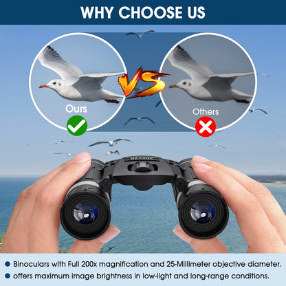 Flyant compact binoculars for adults and kids, high-powered mini pocket binoculars ideal for travel, bird watching, and outdoor activities.