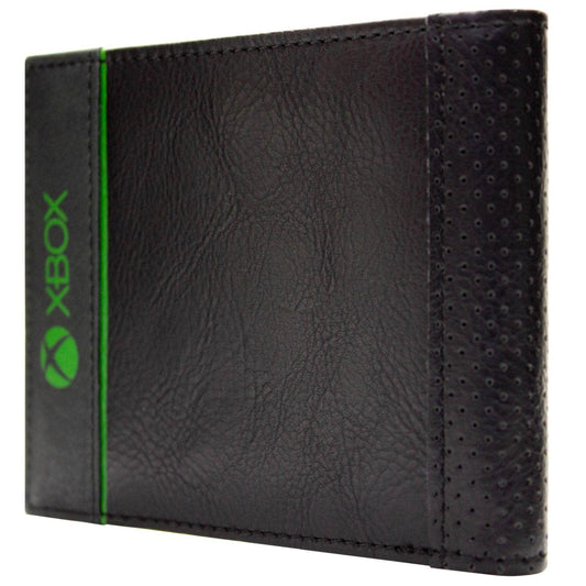 Black Original Hardware Power Your Dreams Xbox gaming emblem wallet with bi-fold design for ID and cards.