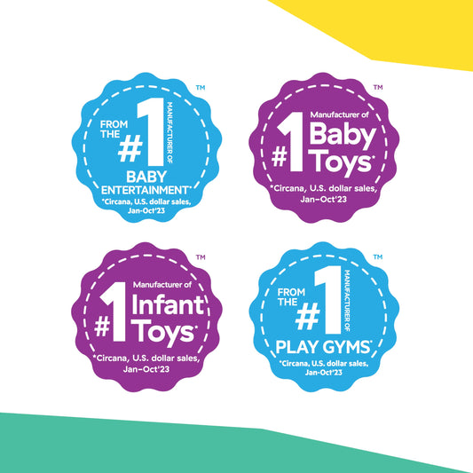 Baby Einstein Ocean Explorers Sensory Splash Water Mat, for Tummy Time or Seated Play, Ages 0-36 Months