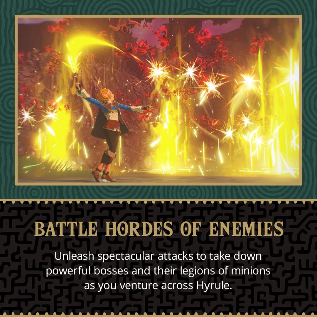 Nintendo Hyrule Warriors: Age of Imprisonment game box art featuring characters and fantasy artwork from the action-adventure game