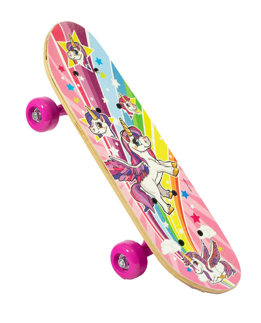 OZBOZZ UNICORN SKATEBOARD - 17 Inch Deck - Fabulous Fantasy Graphics for a Fantastic Ride