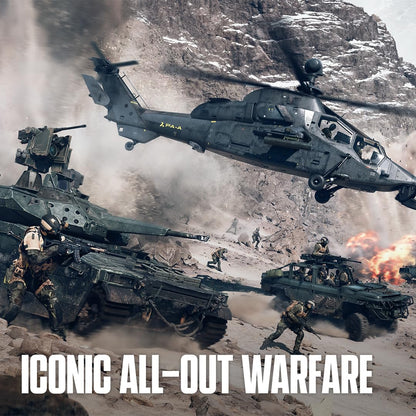 Battlefield 6 game case for Sony PlayStation 5 showing cover art with military action scene and game title.