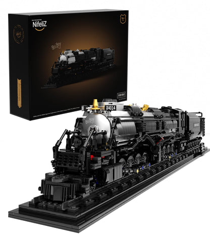 Nifeliz Train The Big Boy Locomotive, Steam Locomotive Building Block Set for Adults, Legendary Steam Train Display Kit for Gift Giving (1818 Pieces)