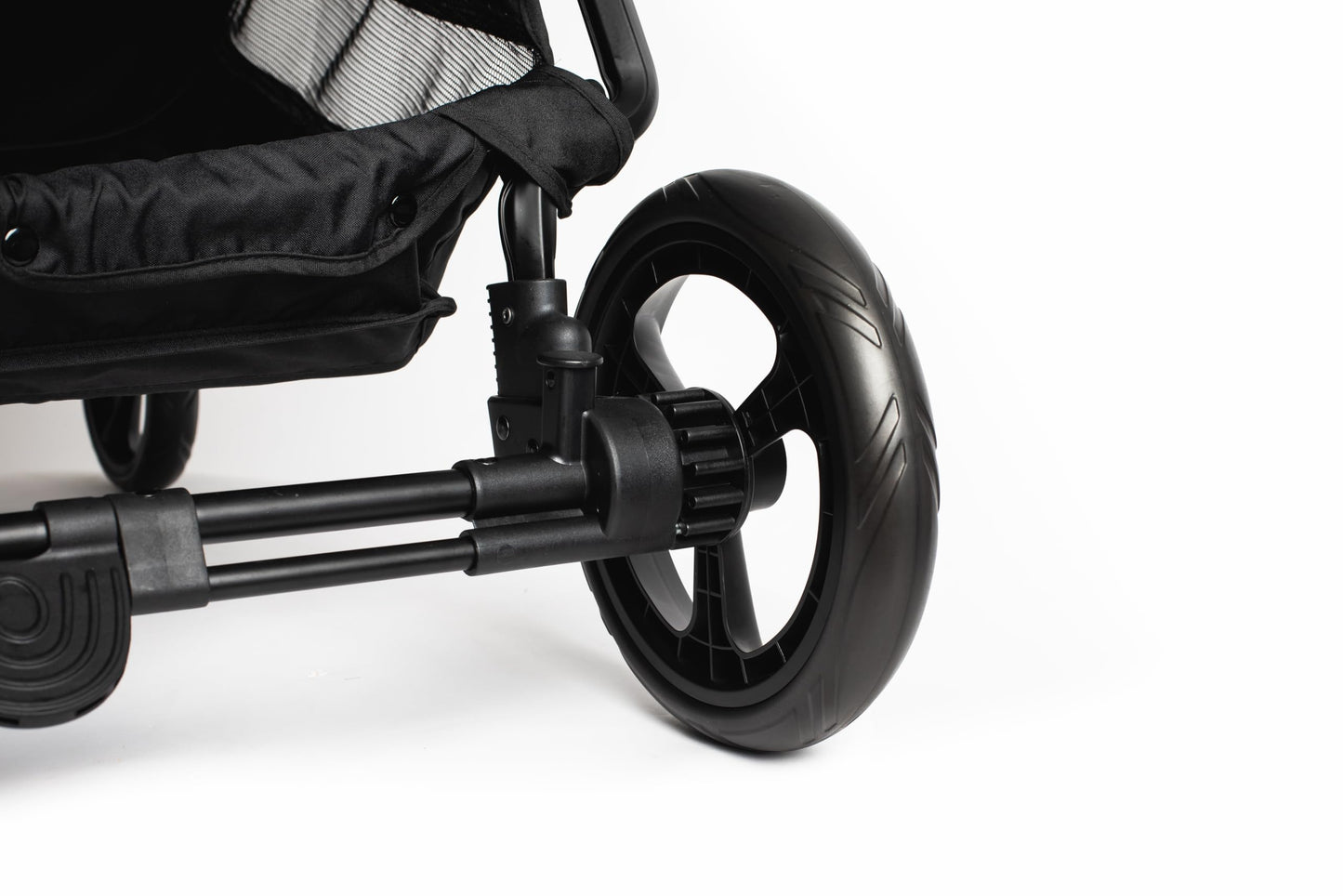 Roma Gemini 2 Double Stroller Base | Add Hood Pack for Compact Narrow 69 cm Wide Twin Pram | Suitable from Newborn to 22 kg Per Seat | Individual Seat Units Recline for Baby | Chassis and Wheels Only,