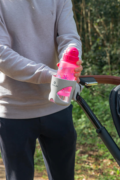 LittleLife Buggy And Pushchair Environmentally-Friendly Wheatgrass Cup Holder for Stroller, Drink and Coffee Cup Holder, Wheatgrass