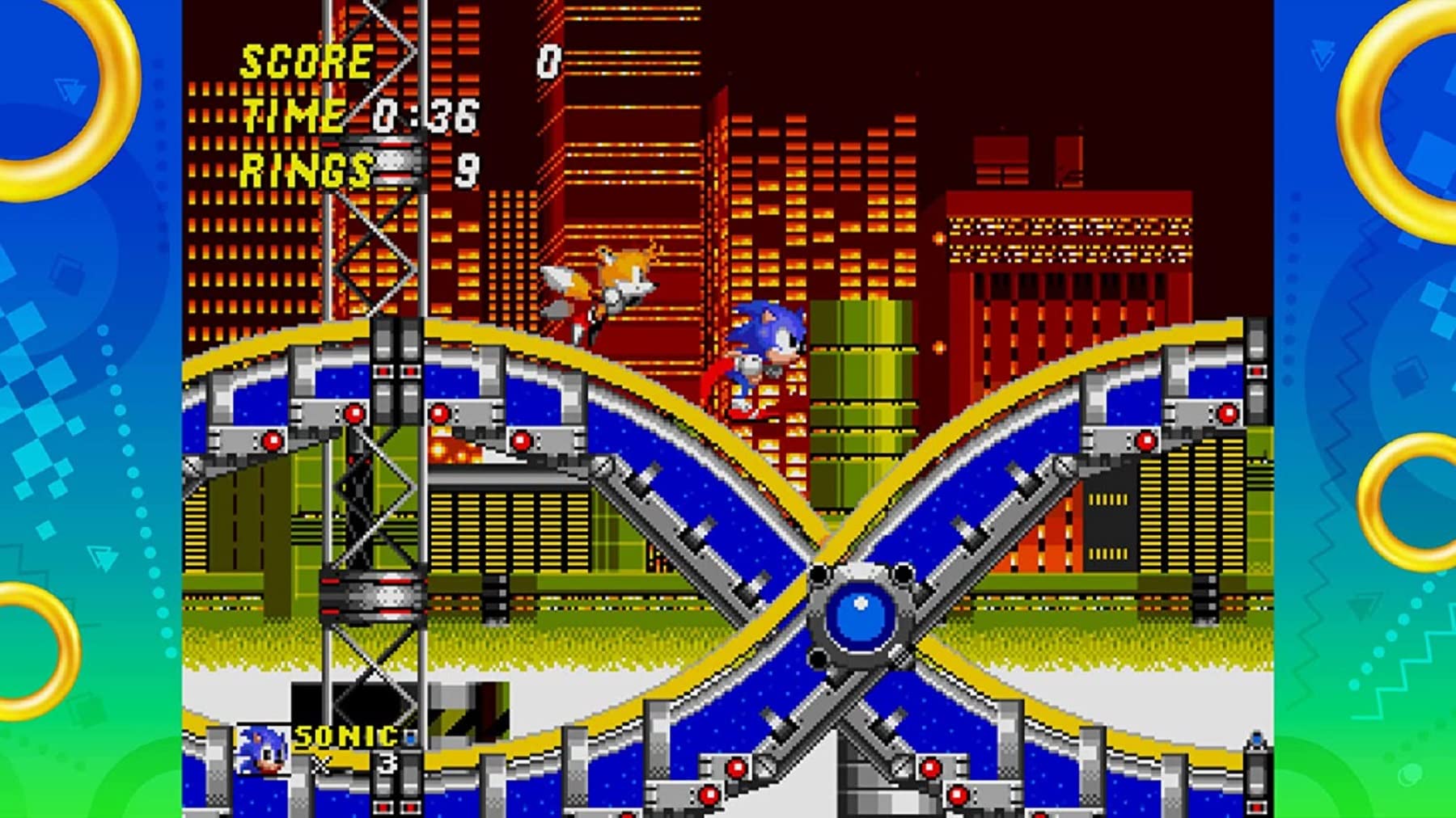 SEGA Sonic Origins Plus game cartridge for Nintendo Switch showing colorful cover art with Sonic the Hedgehog and classic characters